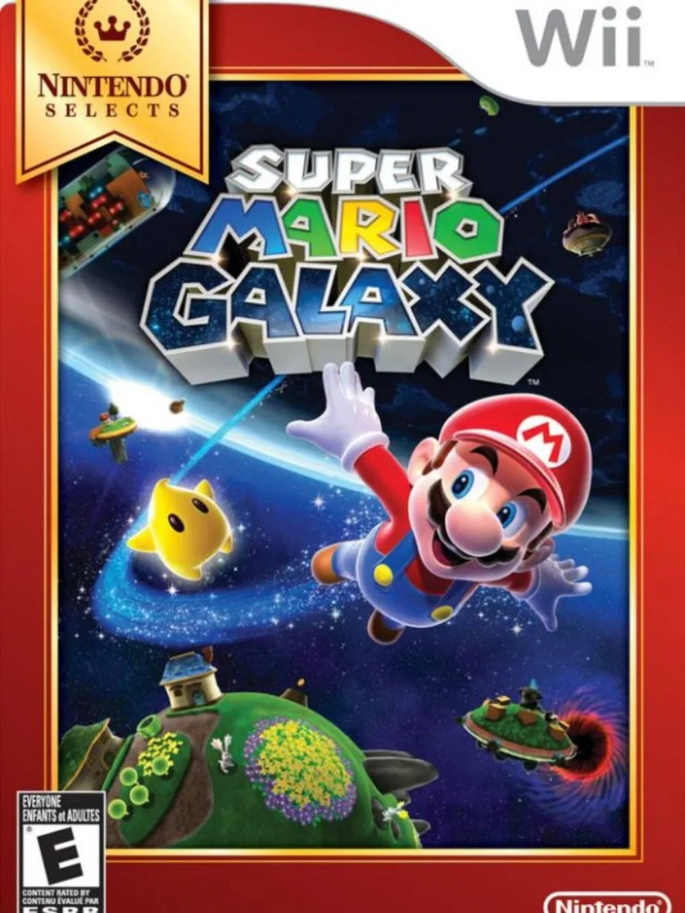 Super Mario Galaxy Game (Nintendo Wii, 2007) Disc Good Tested
